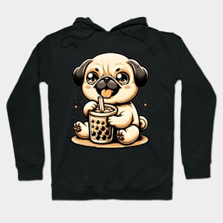 Kawai Cute Pug Hoodie